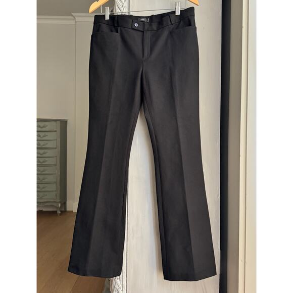 Joseph Pants Sz 12 Dressy Tailored Boot Cut Cotton Viscose Careercore - Picture 1 of 8